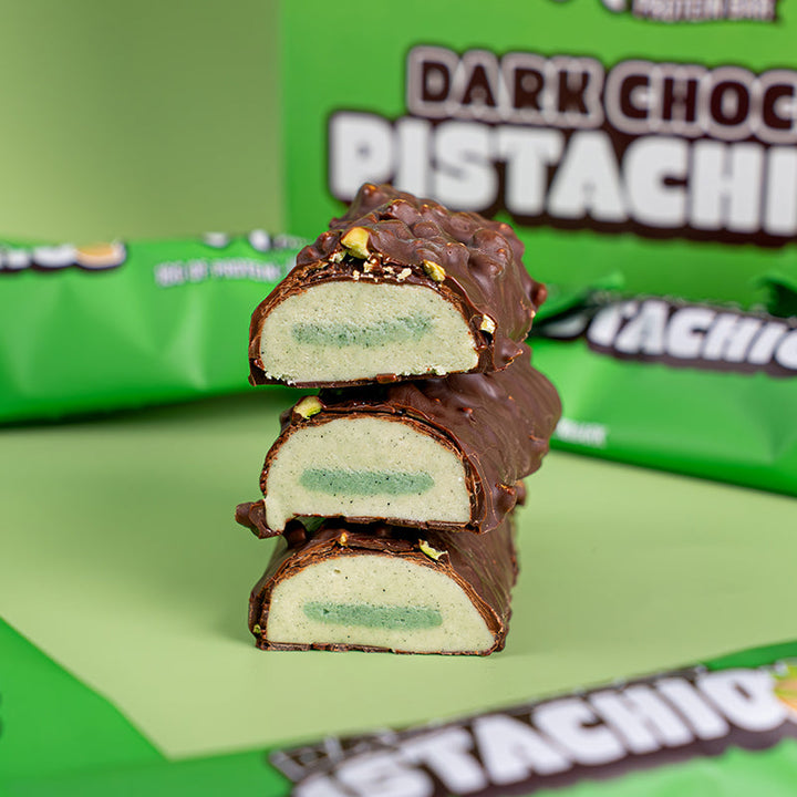 Wispy Eiwitreep - Dark Choco Pistachio (10 x 55 g)