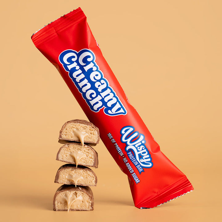 Wispy Eiwitreep - Creamy Crunch (10 x 55 g)