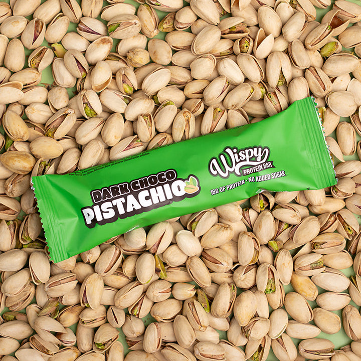 Wispy Eiwitreep - Dark Choco Pistachio (10 x 55 g)