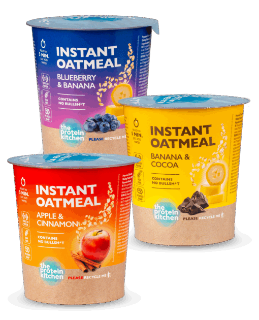 The Protein Kitchen Instant Oatmeal - Pick & Mix (8 x 60 g)