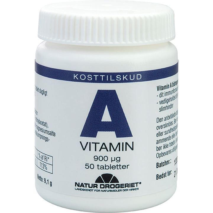 Natur Drogeriet Vitamine A 900 µg (50 stuks.)