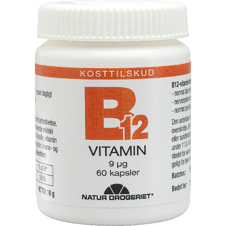 Natur Drogeriet B12-vitamin 9 μg (60 stuks)