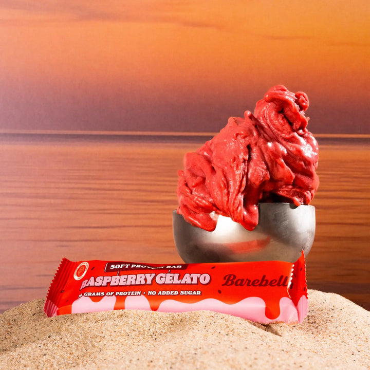 Barebells Soft Eiwitreep - Raspberry Gelato (12 x 55 g)