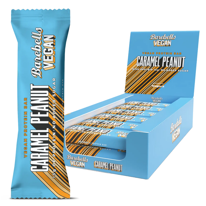 Barebells Vegan Eiwitreep - Caramel Peanut (12 x 55 g)