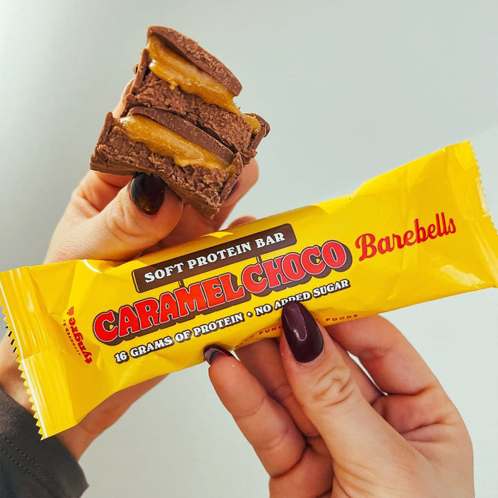 Barebells Soft Eiwitreep - Caramel Choco (12 x 55 g)