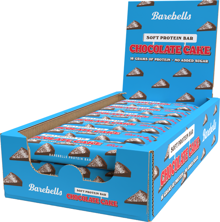 Barebells Soft Eiwitreep Chocolate Cake doos 12 x 55 g