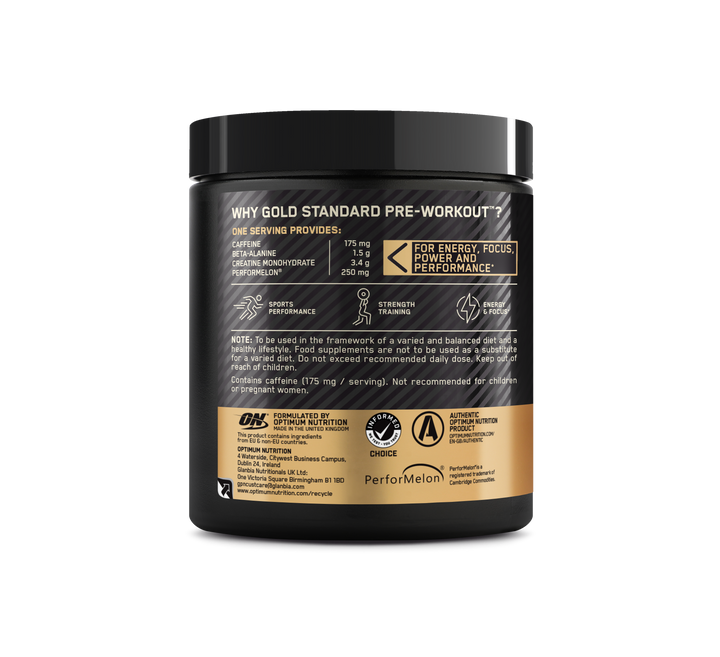 Optimum Nutrition Gold Standard Pre Workout - Blue Raspberry (330g)