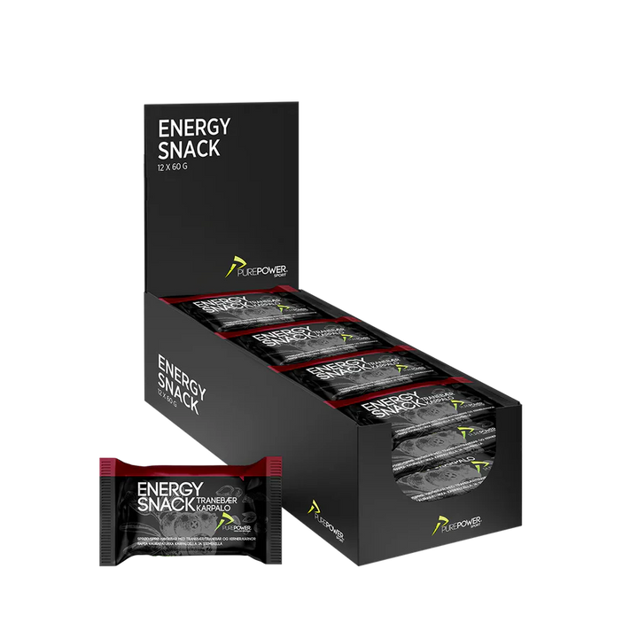 PurePower Energy Snack - Veenbes (12 x 60 g)