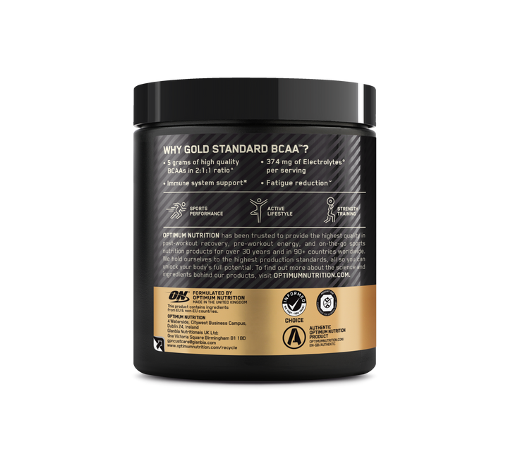 Optimum Nutrition Gold Standard BCAA - Strawberry Kiwi (266g)