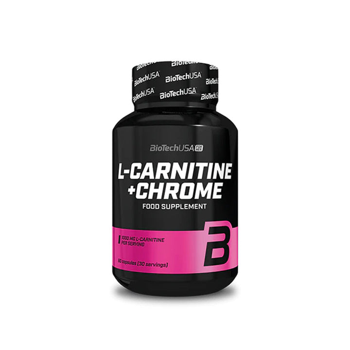 BioTechUSA Fat Burner - L-Carnitine + Chrome (60 stuks)