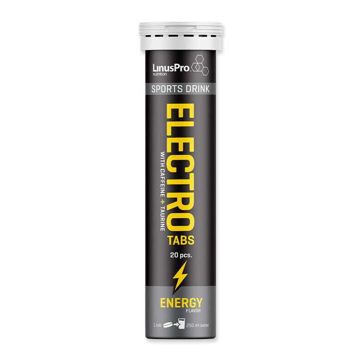 LinusPro Elektrolyt Tabs met cafeïne - Energy