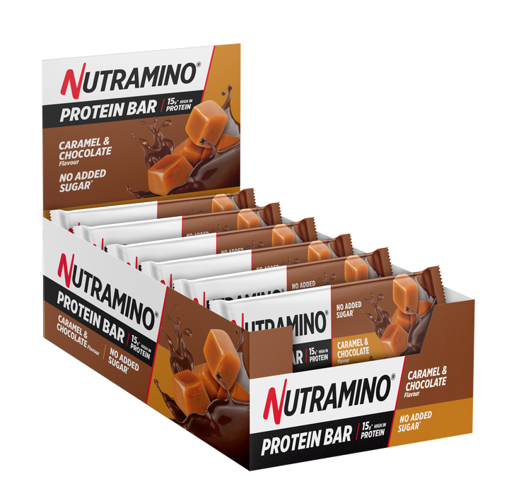 Nutramino Eiwitreep - Caramel & Chocolate (10 x 50 g)
