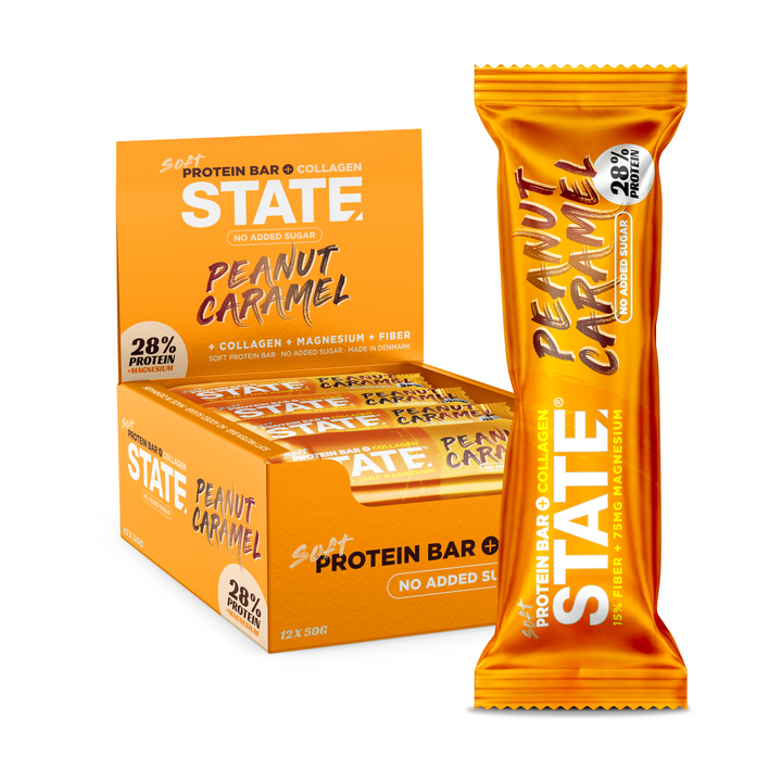 State Soft Eiwitreep - Peanut Caramel (12 x 50 g)