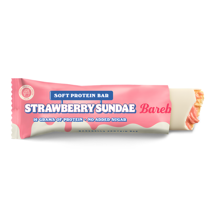 Barebells Soft Eiwitreep - Strawberry Sundae (55 g)