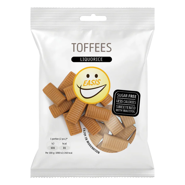 EASIS Slik - Liquorice Toffees (60 g)
