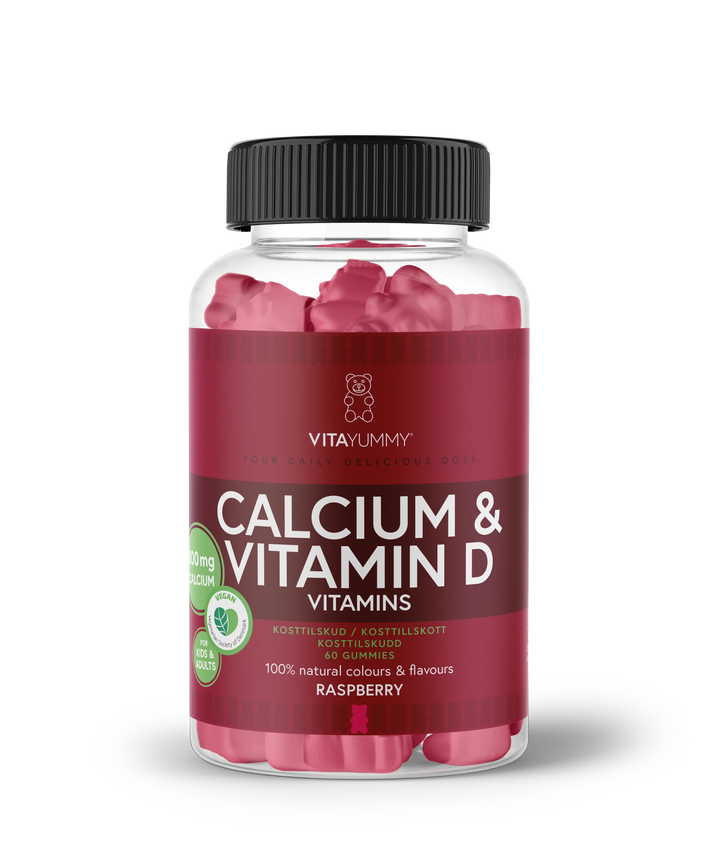 VitaYummy Calcium & Vitamine D - Raspberry (60 stuks)