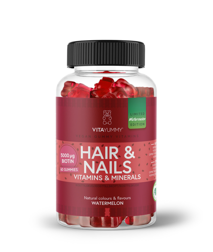 VitaYummy Hair & Nails - Watermelon (60 stuks)