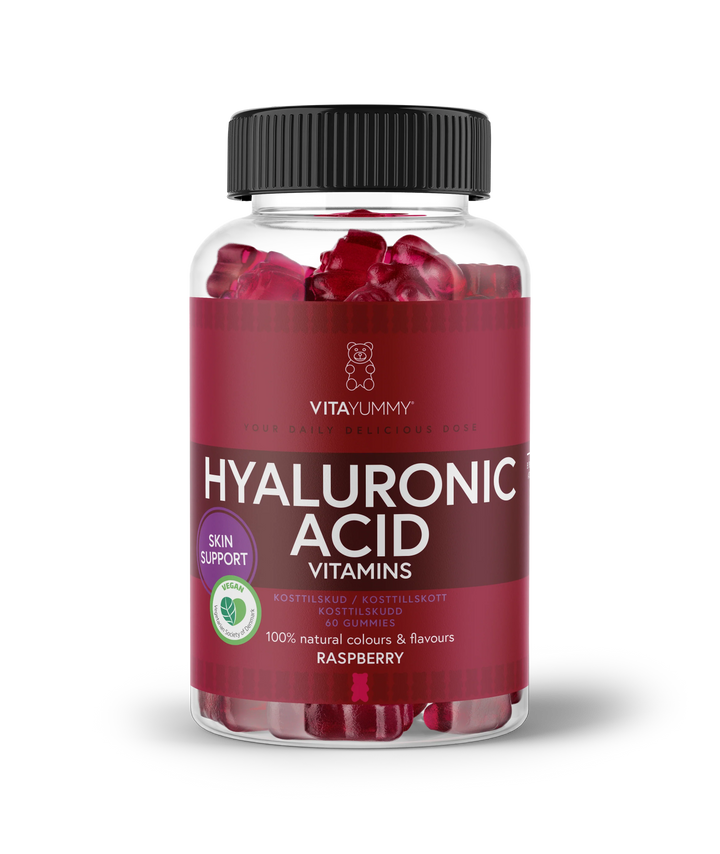 VitaYummy Hyaluronic Acid - Raspberry (60 stuks)