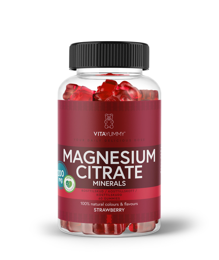 VitaYummy Magnesium Citrate - Strawberry (60 stuks)