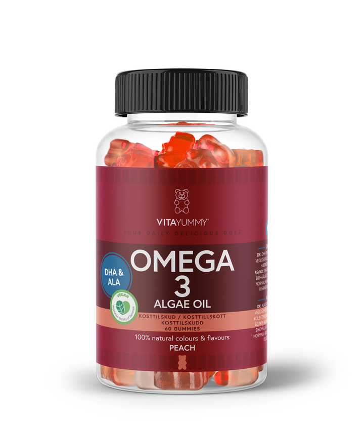 VitaYummy Omega 3 - Peach (60 stuks)