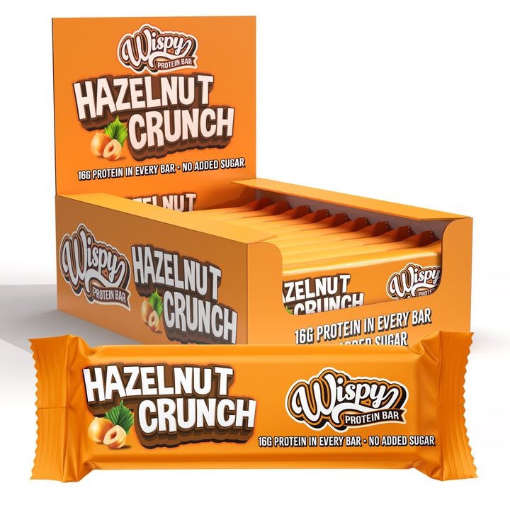 Wispy Eiwitreep - Hazelnut Crunch (10 x 55 g)