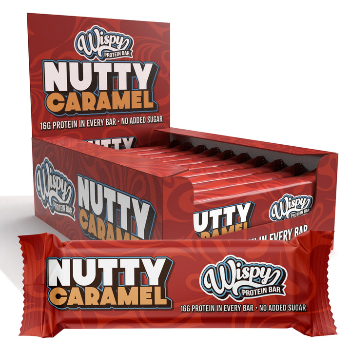 Wispy Eiwitreep - Nutty Caramel (10 x 55 g)