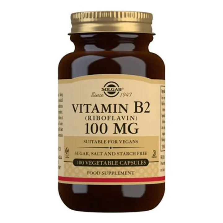Solgar B2 vitamin 100 mg Riboflavin (100 capsules)