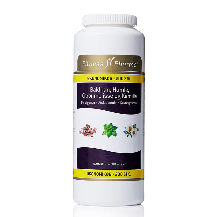 Fitness Pharma Baldrian/Humle/Citroen/Kamille Bio (200 stuks)