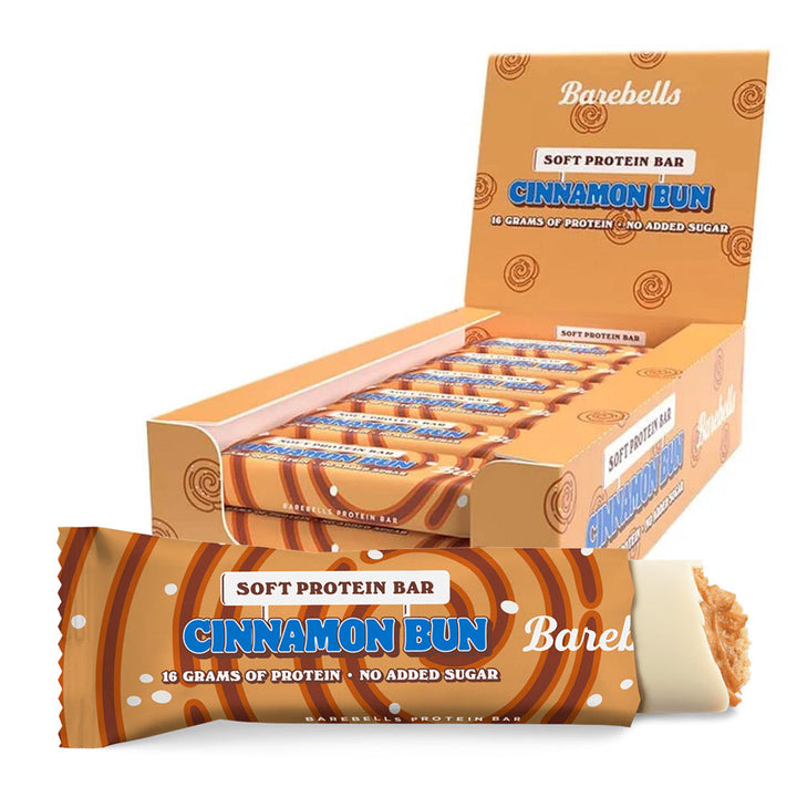 Barebells Soft Eiwitreep - Cinnamon Bun (12 x 55 g)