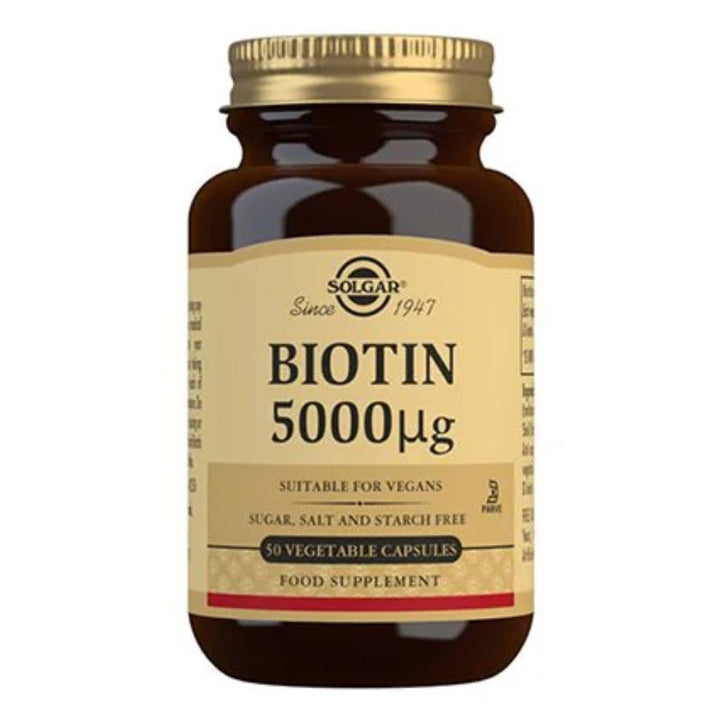 Solgar Biotin 5000 ug (50 capsules)