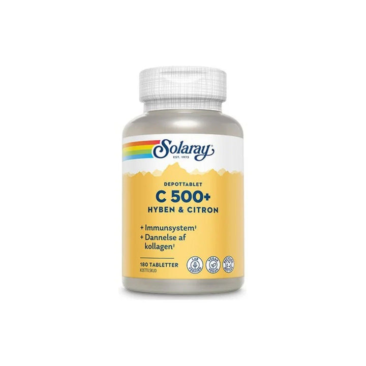 Solaray C 500+ Rozenbottel & Citroen (180 tabletten)