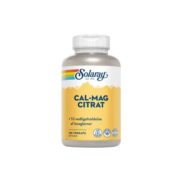Solaray Cal-Mag Citrat (180 capsules)