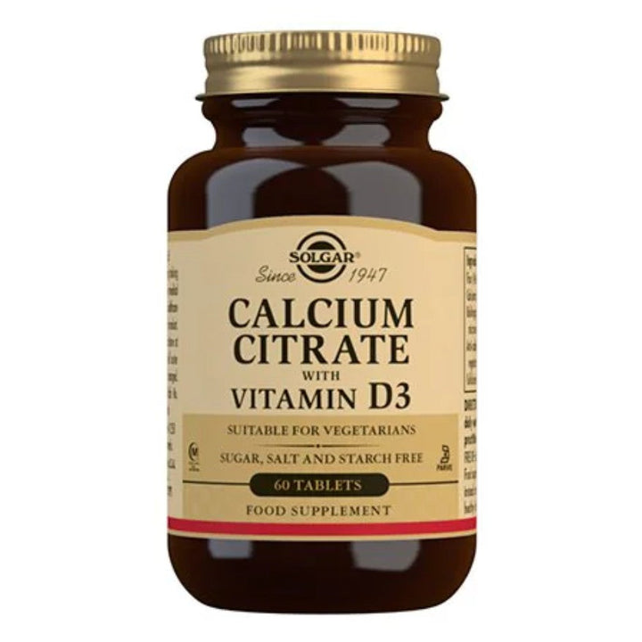Solgar Calcium Citrate+D3 (60 tabletten)