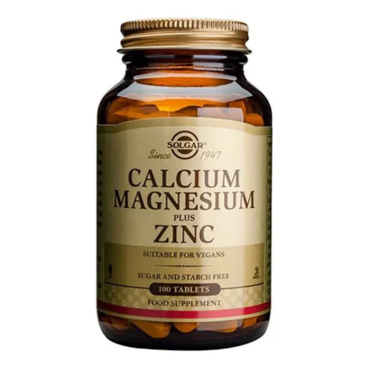 Solgar Calcium Magnesium Zinc (100 tabletten)