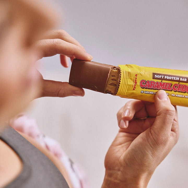 Barebells Soft Eiwitreep - Caramel Choco (12 x 55 g)