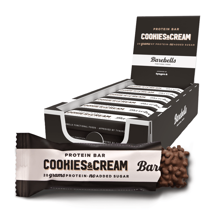 Barebells Eiwitreep - Cookies & Cream (12 x 55 g)