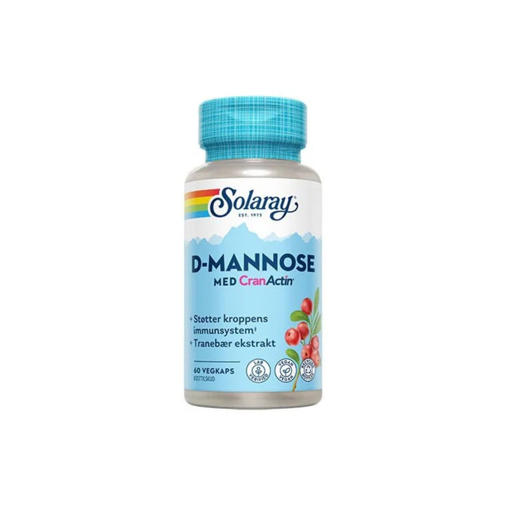 Solaray D-Mannose met CranActin (60 capsules)