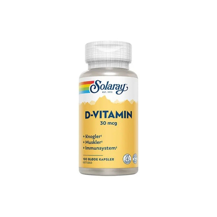 Solaray Vitamine D 30 mcg (100 capsules)