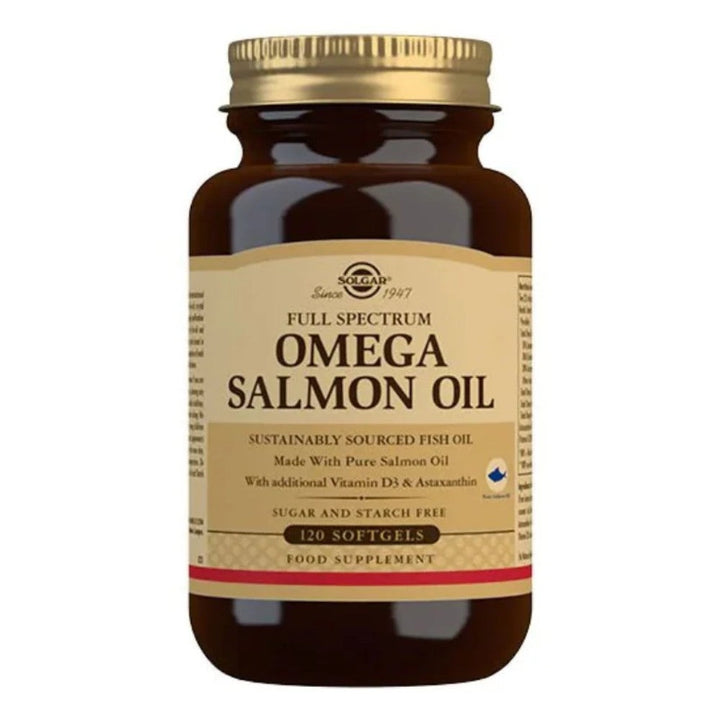 Solgar Full Spectrum Omega Salmon Oil (120 capsules)