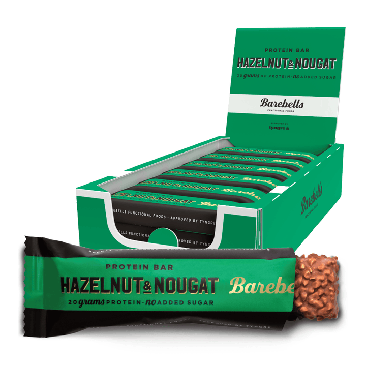 Barebells Eiwitreep - Hazelnut & Nougat (12 x 55 g)