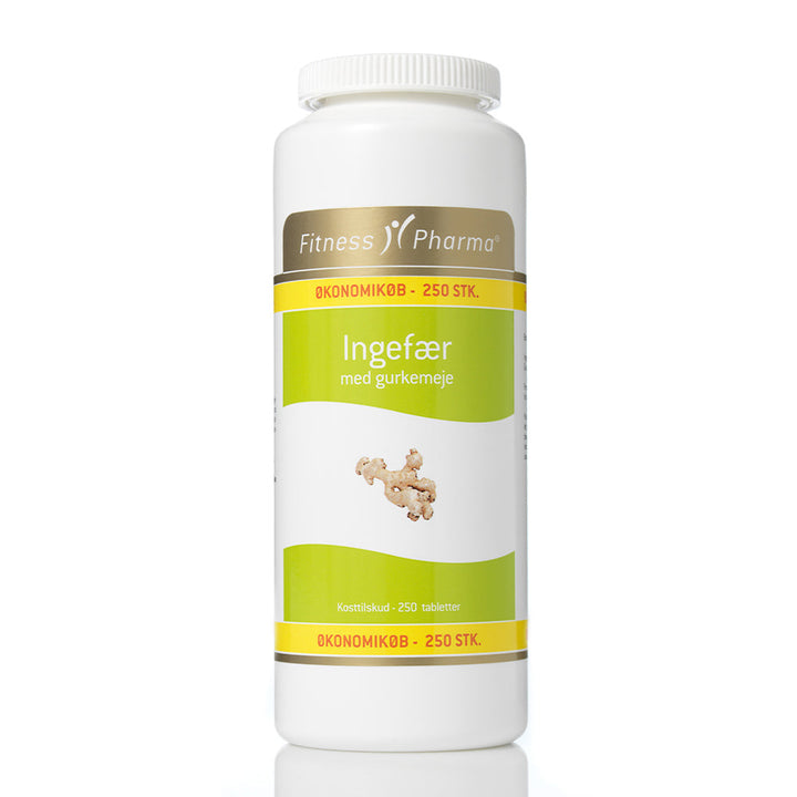 Fitness Pharma Gember m/Kurkuma Bio (250 stuks)