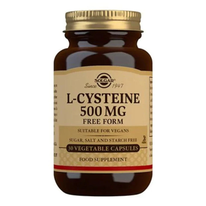 Solgar L-Cystein 500 mg aminosyre (30 capsules)