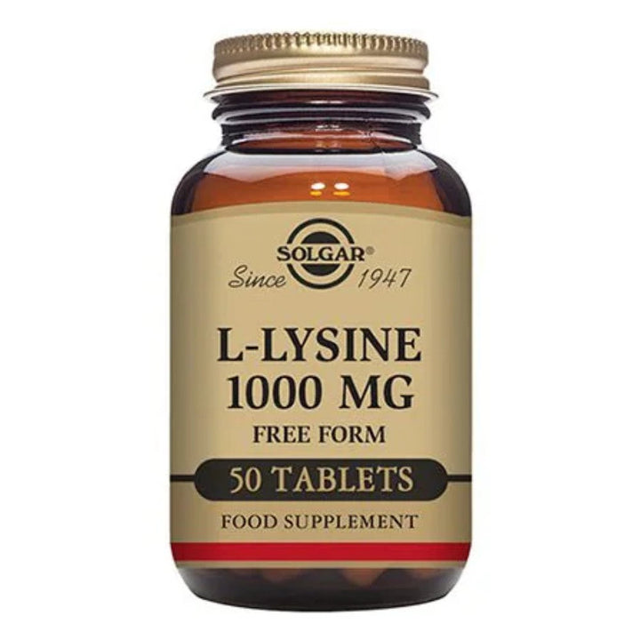 Solgar L-Lysine 1000 mg (50 tabletten)