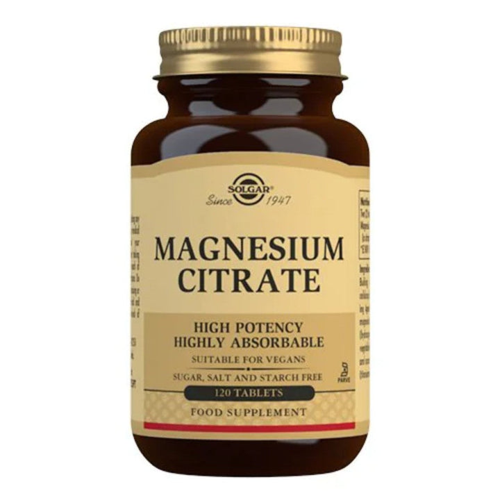Solgar Magnesium citrat 200 mg (120 tabletten)
