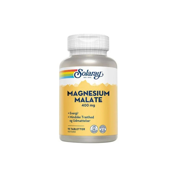 Solaray Magnesium Malate (90 tabletten)