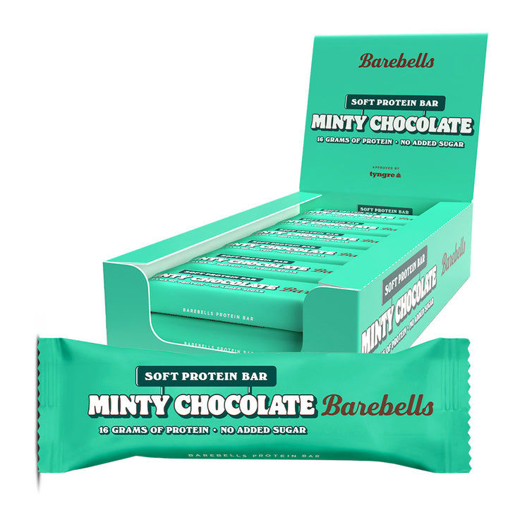Barebells Soft Eiwitreep - Minty Chocolate (12 x 55 g)