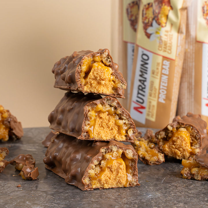 Nutramino Eiwitreep - Crispy Vanilla & Caramel (55 g)