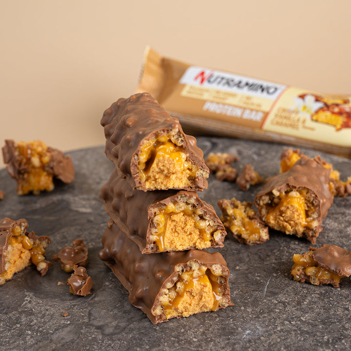 Nutramino Eiwitreep - Crispy Vanilla & Caramel (55 g)