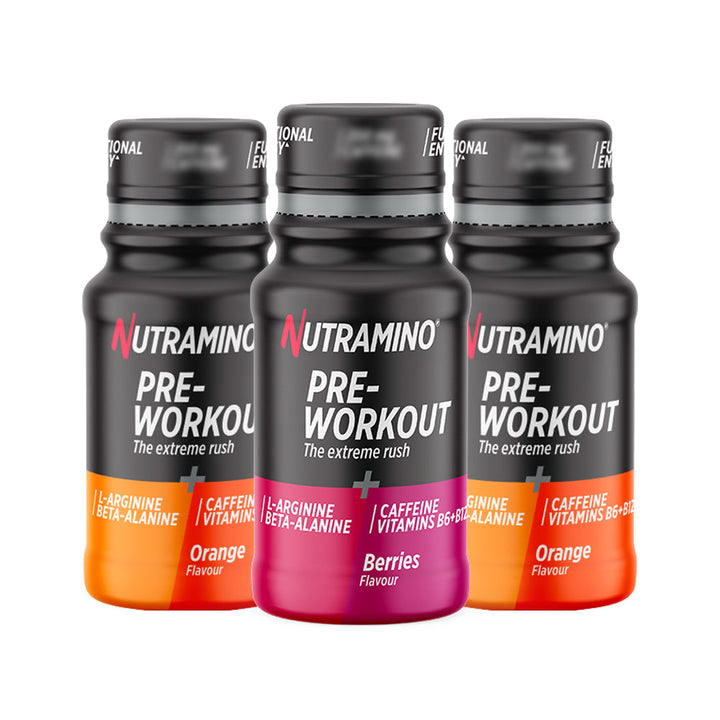 Nutramino Pre-Workout Shots - Pick & Mix (12 x 60 ml)