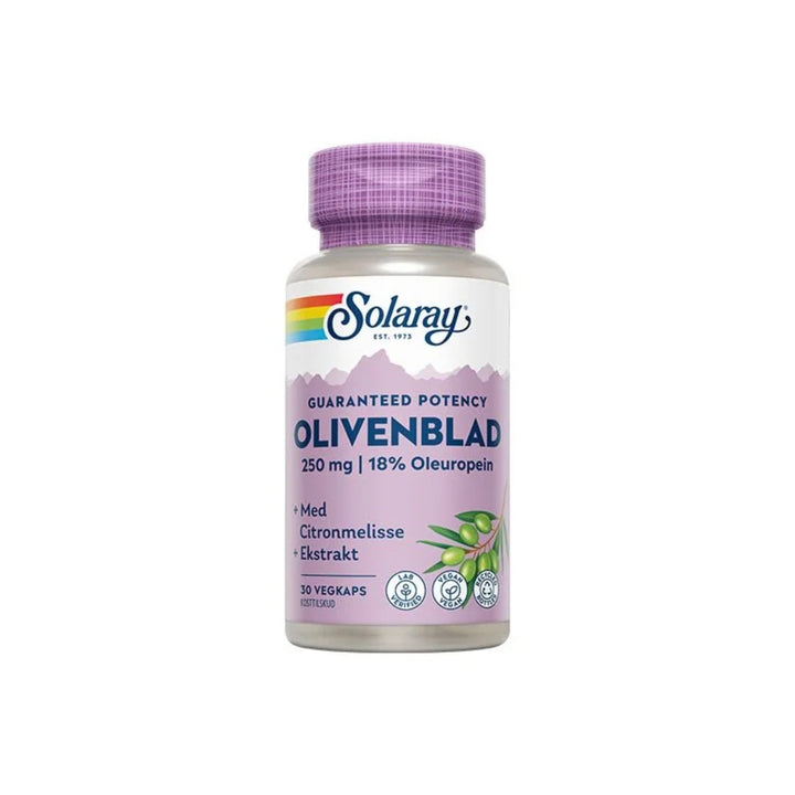 Solaray Olivenblad (30 capsules)